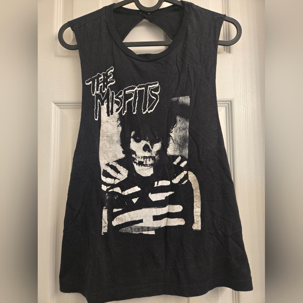 The Misfits - Black Sleeveless Top